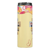 Unapologetic Personalized Feminine Photo Collage Thermosbeker (Achterkant)