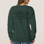 Unapologetic Women's Crewneck Sweatshirt (Achterkant)