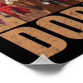 Unapologetically Black Drug Pride Afro Black Histo Poster (Hoek)