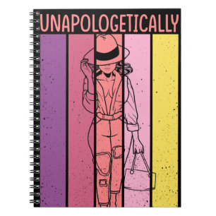 Unapologetically Dope Zwarte Koningin Afrikaanse V Notitieboek