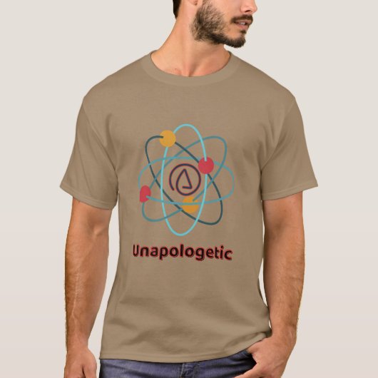 Unapologetisch atheïst t-shirt (Voorkant)