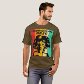 Unapologetisch Belemmering koningin Pride  Retro T-shirt (Voorkant volledig)