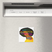 Unapologetisch Black Square Magnet (Insitu (Vaatwasser))