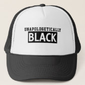 Unapologetisch Black Trucker Hat Trucker Pet (Voorkant)