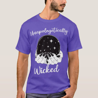 Unapologetisch geschoold Bad Witch Halloween Horro T-shirt