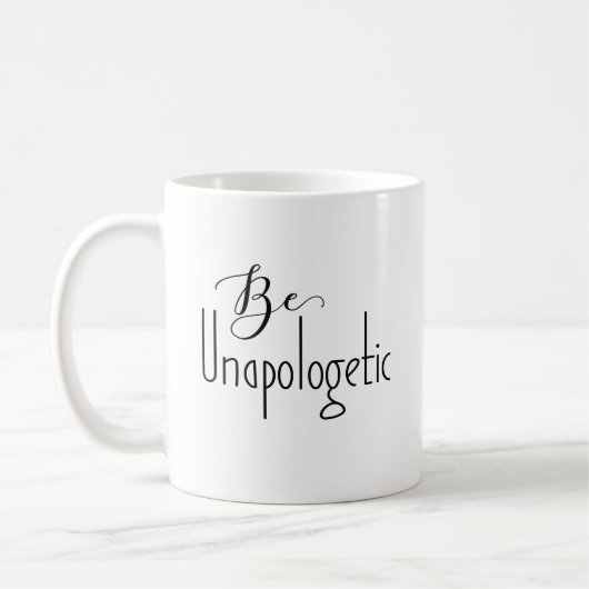 Unapologetisch | Zelfvertrouwen Koffiemok (Links)