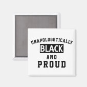 Unapologetisch zwart en rode magneet (Voorkant / Achterkant)