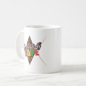 Unapologetisch zwarte-dieptemaand koffiemok (Voorkant links)