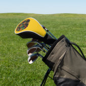 Unapologetisch zwarte dop Afro Golfheadcover (Insitu)