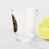 Unapologetisch zwarte dop Afro Shot Glas (Rechts)