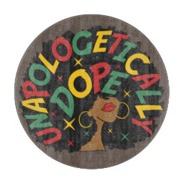 Unapologetisch zwarte dop Afro Snijplank