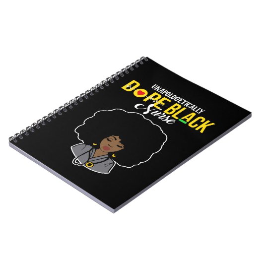 Unapologetisch zwarte duusse notitieboek (Linkerzijde)