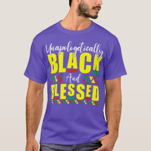 Unapologetisch zwarte en opgeleide geschiedenismaa t-shirt