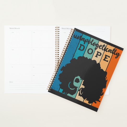 Unapologetisch, zwarte vrouwen, zwarte koningin planner (Display)
