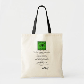unASLEEP EYE-Con canvas tas, nachtzicht Tote Bag
