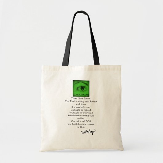unASLEEP EYE-Con canvas tas, nachtzicht Tote Bag (Voorkant)