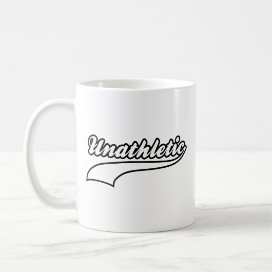 Unathletic Coffee-Mok Koffiemok (Links)