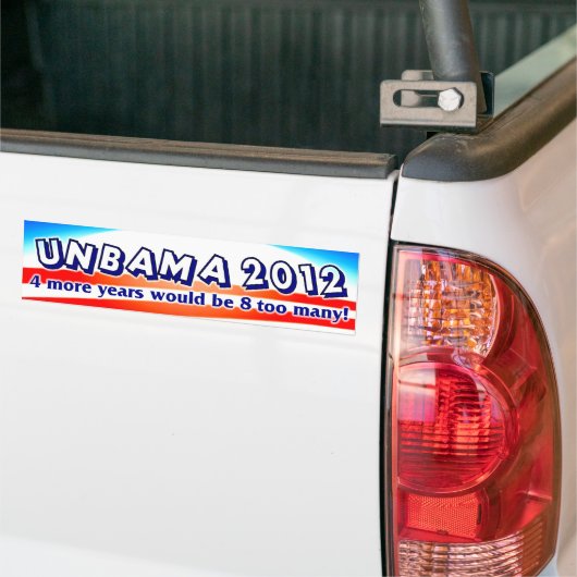 Unbama 2012 - Anti-Obama Bumpersticker (Op Truck)