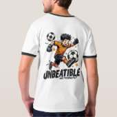Unbeatable & Invincible – Bold Power Statement T-shirt (Achterkant)