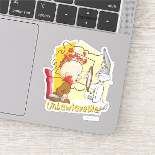 "Unbewievable" Barber BUGS BUNNY™ & Elmer Fudd Sticker