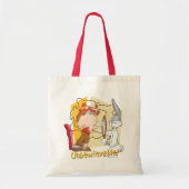 "Unbewievable" Barber BUGS BUNNY™ & Elmer Fudd Tote Bag (Voorkant)