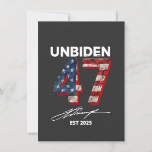 Unbiden 47 Trump Est. 4 juli 2025 Kaart