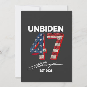 Unbiden 47 Trump Geschat 2025 4 juli Kaart