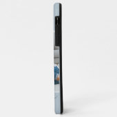 Unbiologisch Zuster Liefde Stoffig Blauw Aangepast Case-Mate iPhone Case (Achterkant/links)