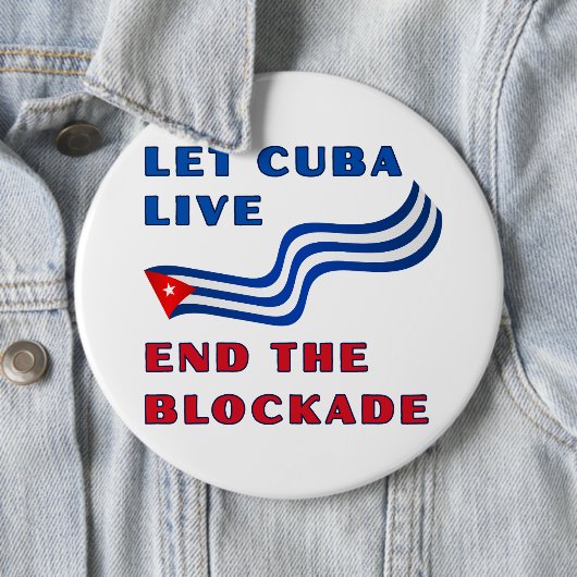 Unblock Cuba Ronde Button 6,0 Cm (In situ)