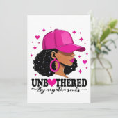 Unbothered beroemd gemaakt door Negative Souls Jun Aankondiging (Staand voorkant)