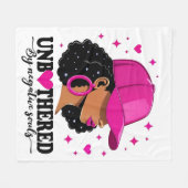 Unbothered beroemd gemaakt door Negative Souls Jun Fleece Deken (Voorkant (Horizontaal))