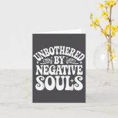 Unbothered By Negative Souls  Kaart (Gele Bloem)
