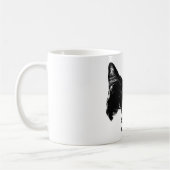 Unbothered – Ink Style Cat Koffiemok (Links)