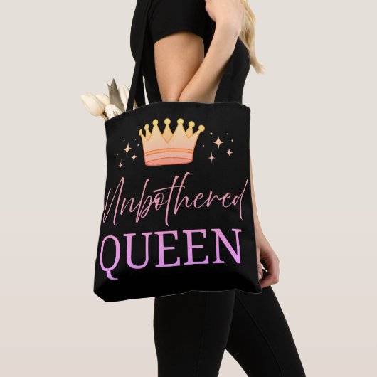Unbothered Queen Tote Shopping Bag Tote Bag (Dichtbij)