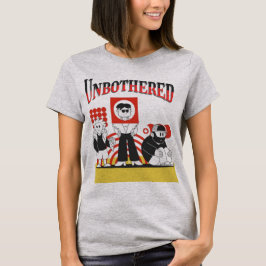 Unbothered T-shirt – trendy minimalistisch vertrou
