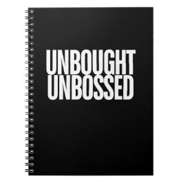 Unbought Unbossed Bold Chisholm Notitieboek