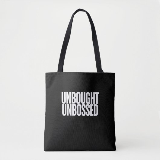 Unbought Unbossed Bold Chisholm Tote Bag (Voorkant)