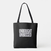 Unbought Unbossed Bold Chisholm Tote Bag (Achterkant)