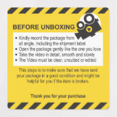 Unboxing Fixed Label and Guarantee (Design 2)