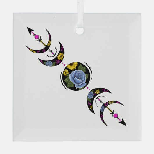 Unbreakable Nature's Cycle  Glas Ornament (Achterkant)