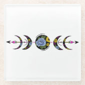 Unbreakable Nature's Cycle  Glazen Onderzetter (Voorkant)