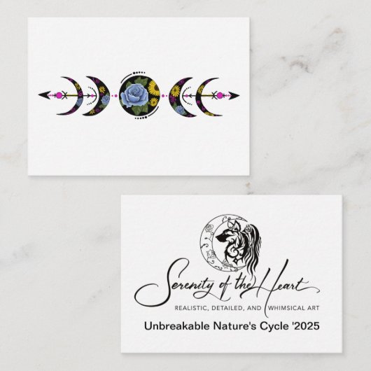 Unbreakable Nature's Cycle  Notitiekaartje (Voorkant / Achterkant)