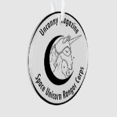 Uncanny Magazine Space Unicorn-versiering Ornament (voorkant)