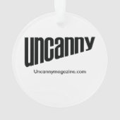 Uncanny Magazine Space Unicorn-versiering Ornament (achterkant)