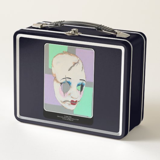 'Uncanny Valley' Schilderij op een (Voorkant)