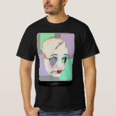 'Uncanny Valley' Schilderij op een T-shirt (Voorkant)