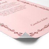 Uncannyland Poem Print (Hoek)