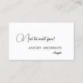 Uncensed Simple Vlogger Social Media QR Code Visitekaartje (Voorkant)