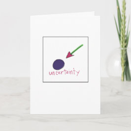 Uncertainty Greeting Card Kaart