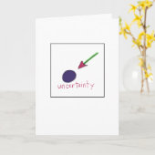 Uncertainty Greeting Card Kaart (Gele Bloem)